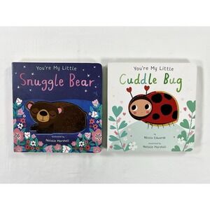 You're My Little Snuggle Bear Cuddle Bug Board Book Set Nicola Edwards Lot 2 NEW
